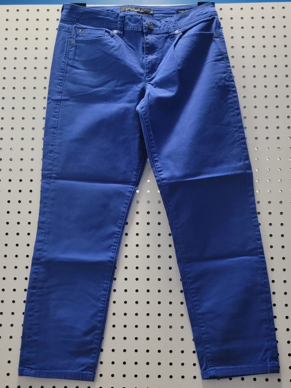 Calvin Klein Jeans Skinny Crop cobalt blue Womans Size 8